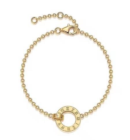 GRA Moissanite White Brilliant Cut 925 Sterling Silver Bracelet-VVS1