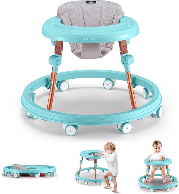 Playpals 3-in-1 Baby Walker, Baby Walkers 6-18 Months with Removable Footre
