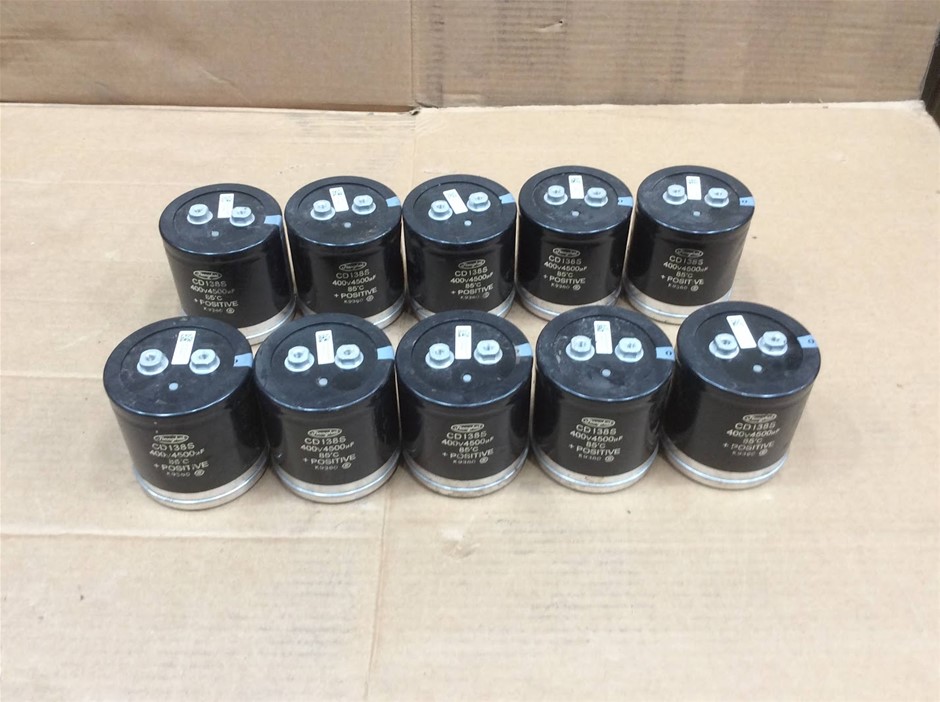 Jianghai CD138S 400V 4500µF Electrolytic Capacitor (Lot of 10)