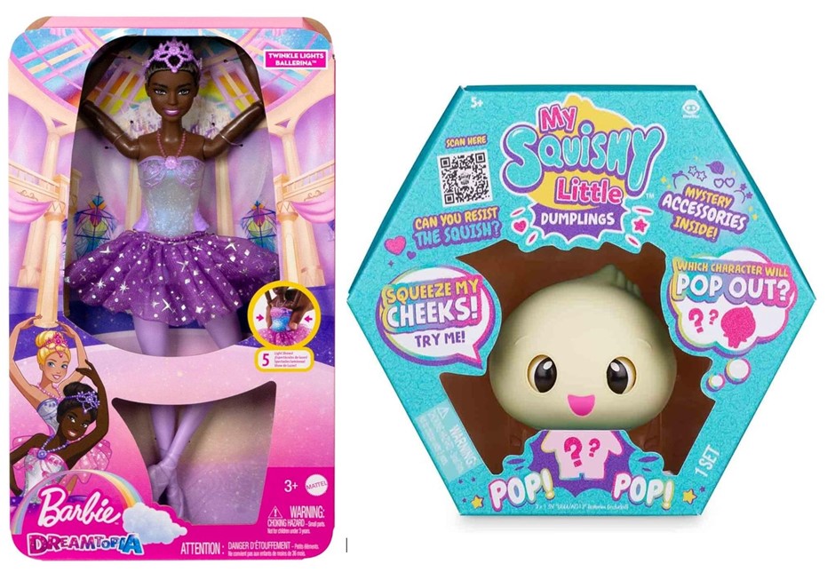 2 x Assorted Kid Toys, Comprising: 1 x BARBIE Dreamtopia Twinkle Lights Bal