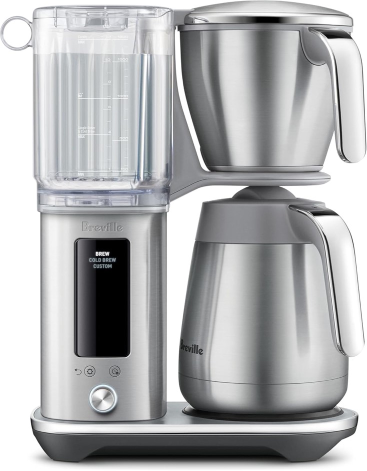 BREVILLE The Luxe Brewer Thermal, Brushed Stainless Steel, BDC465BSS4IAN1.