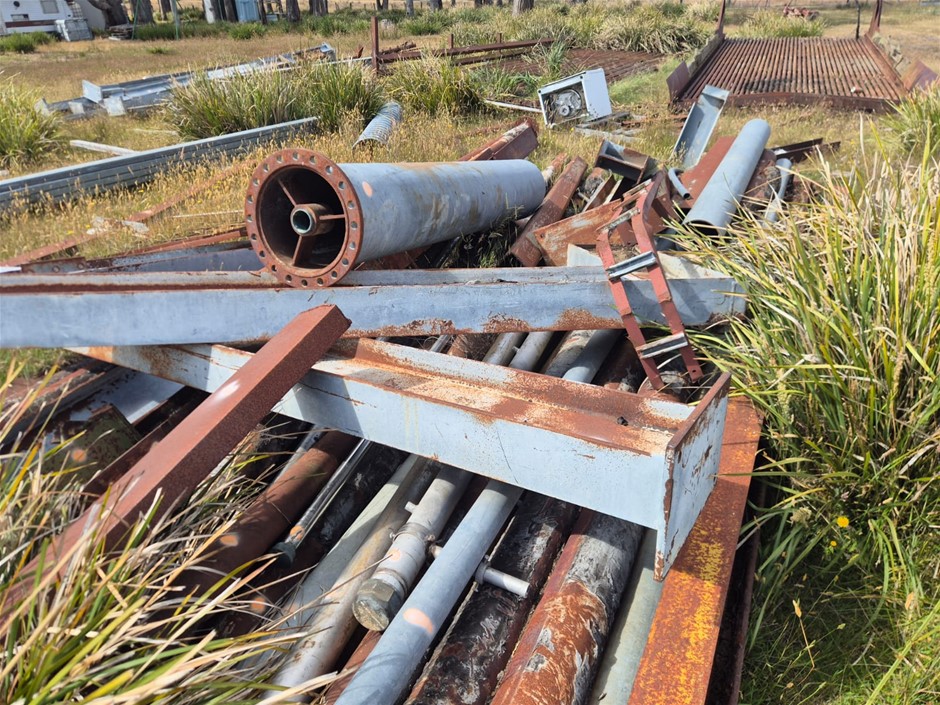 Large Quantity Assorted Scrap Steel