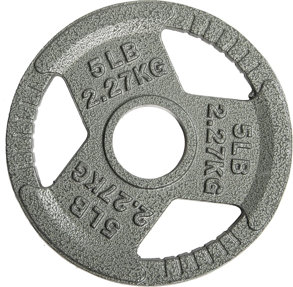 SPORZON! Cast Iron Weight Plate for Strength Training, Weightlifting and Cr