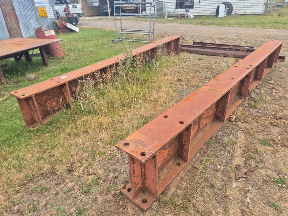 Large Steel I Beams