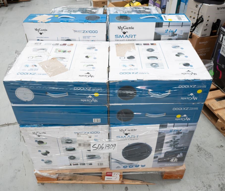 24 x MY GENIE Robot Vacuum Cleaner ZX1000 2-in-1 Vacuum and Mopping, Schedu