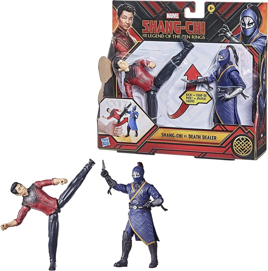 MARVEL Shang-Chi Vs. Death Dealer Battle Pack, 30cm Action Figures.