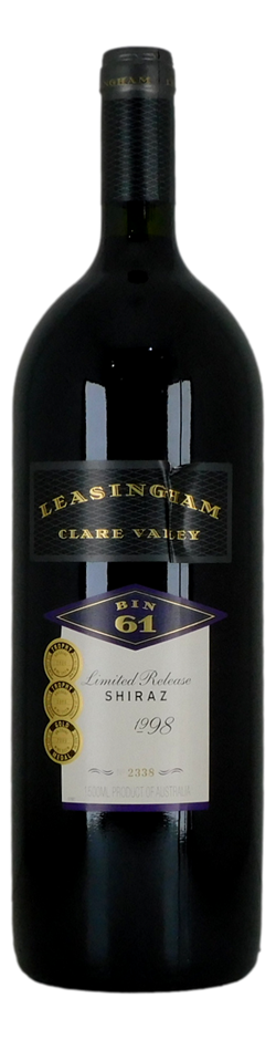 Leasingham Bin 61 Shiraz 1998 (1x 1.5L), Clare Valley