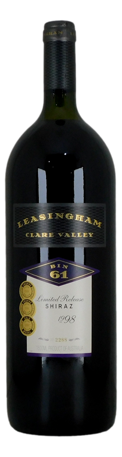 Leasingham Bin 61 Shiraz 1998 (1x 1.5L), Clare Valley
