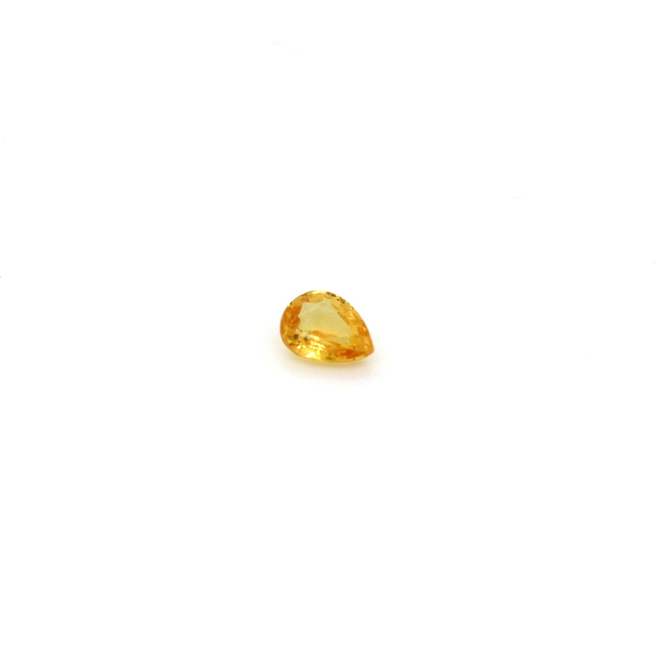 One Yellow Sapphire Gemstone