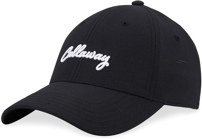 CALLAWAY Womens Stitch Adjustable Headwear (Black)