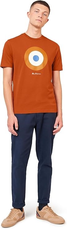 BEN SHERMAN Men's Signature Target T-Shirt, Coccio, X-Large