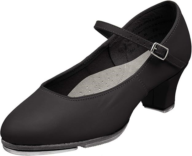 CAPEZIO Women's Tap Jr. Footlight Tap Shoe,Black,9 M US