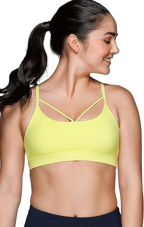 LORNA JANE Women's Go for Gold Sports Bra, Dai, XS