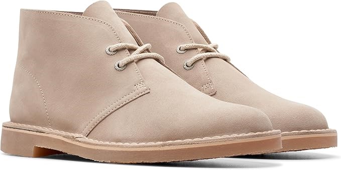 CLARKS Men's Bushacre 3 Chukka Boot, Sand Interest Suede, 13 NB: Not in Ori