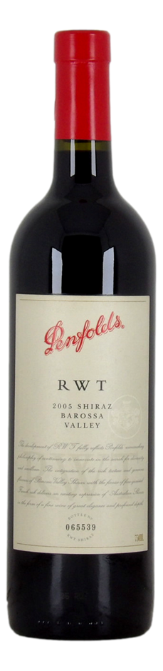 Penfolds `RWT` Shiraz 2005 (1 x 750mL), Barossa, SA.