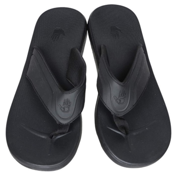 BODY GLOVE Men's Comfort Flip Flops, Size US9, Black.