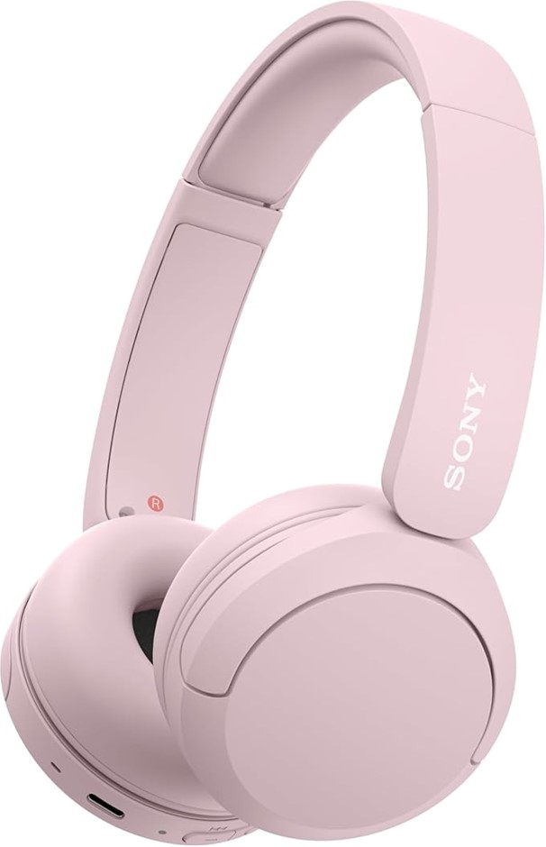 SONY WH-CH520 Wireless Headphones, Light Comfortable, on-Ear Style, Clear V