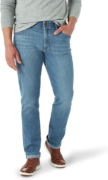 LEE Men's Extreme Motion Straight Taper Jean, Size 38x36, Scott, 102015014.