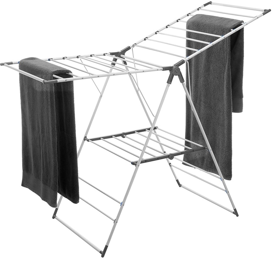 L.T. Williams 28 Rail A Frame, Foldable Clothes Drying Rack, Powder Coated