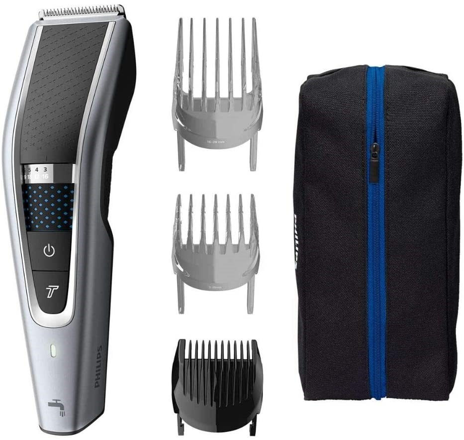 PHILIPS Series 5000 Washable Hair Clipper with 28 Length Settings, Cordless