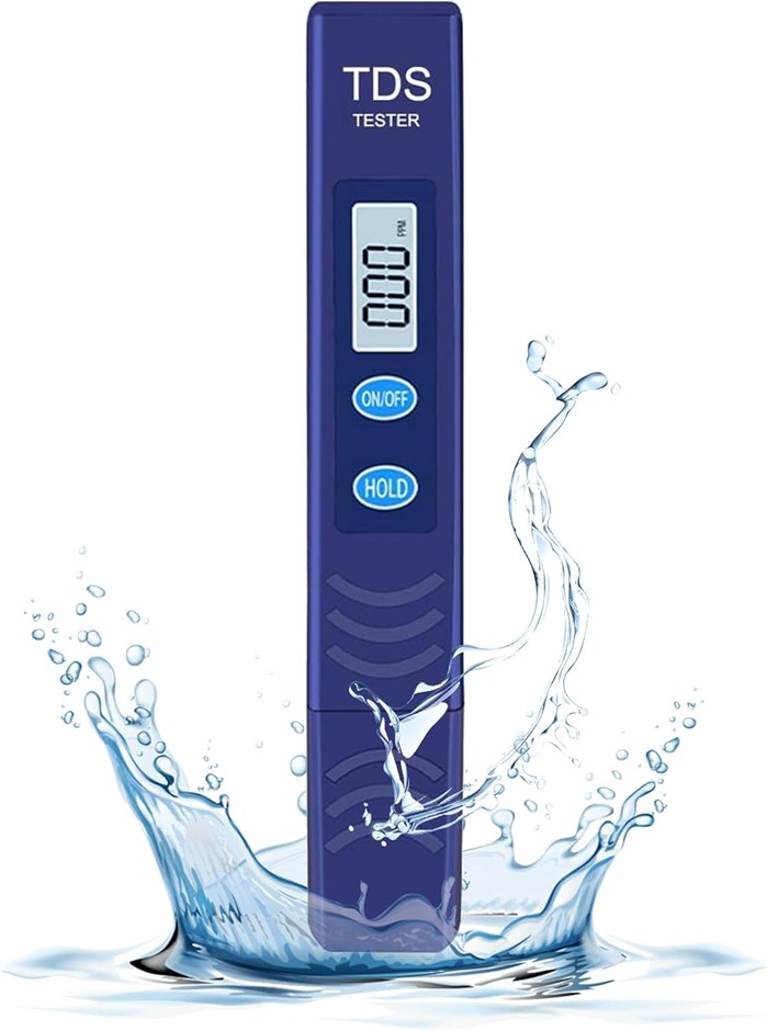 TDS Meter, Electronic Water Tester with 0-9990 PPM Measurement Range, Water
