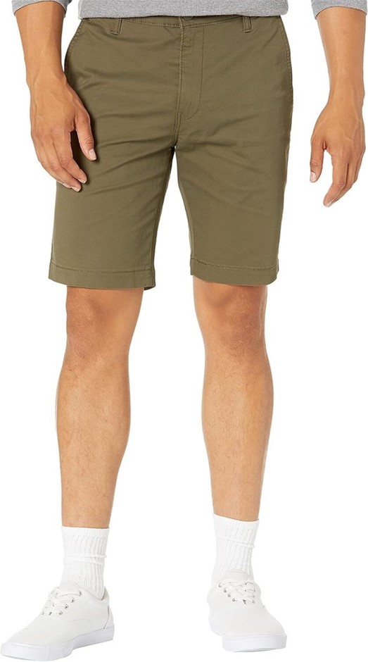 LEVI'S Men's XX Chino Shorts, Size 32, 98% Cotton, Olive Night (0057), 8522