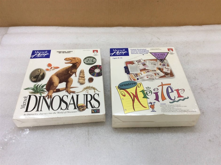 Microsoft Dinosaurs Interactive CD-ROM & Creative Writer Teacher Edition