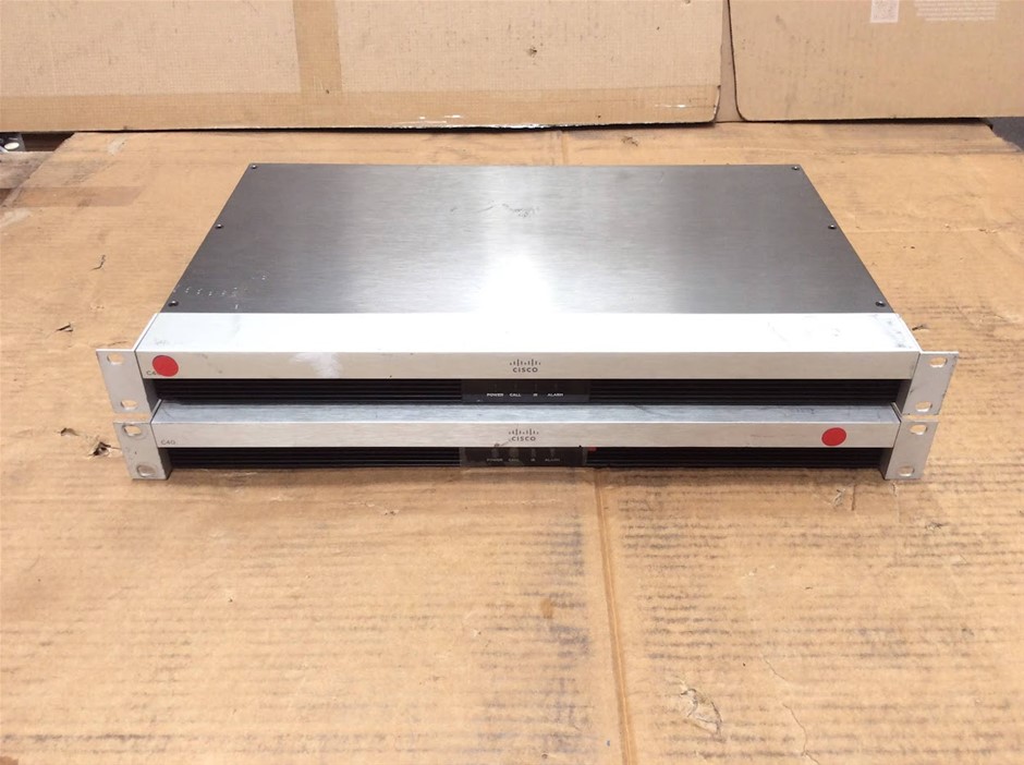 Cisco TTC6-11 TelePresence C40 Video Codec (Lot of 2)