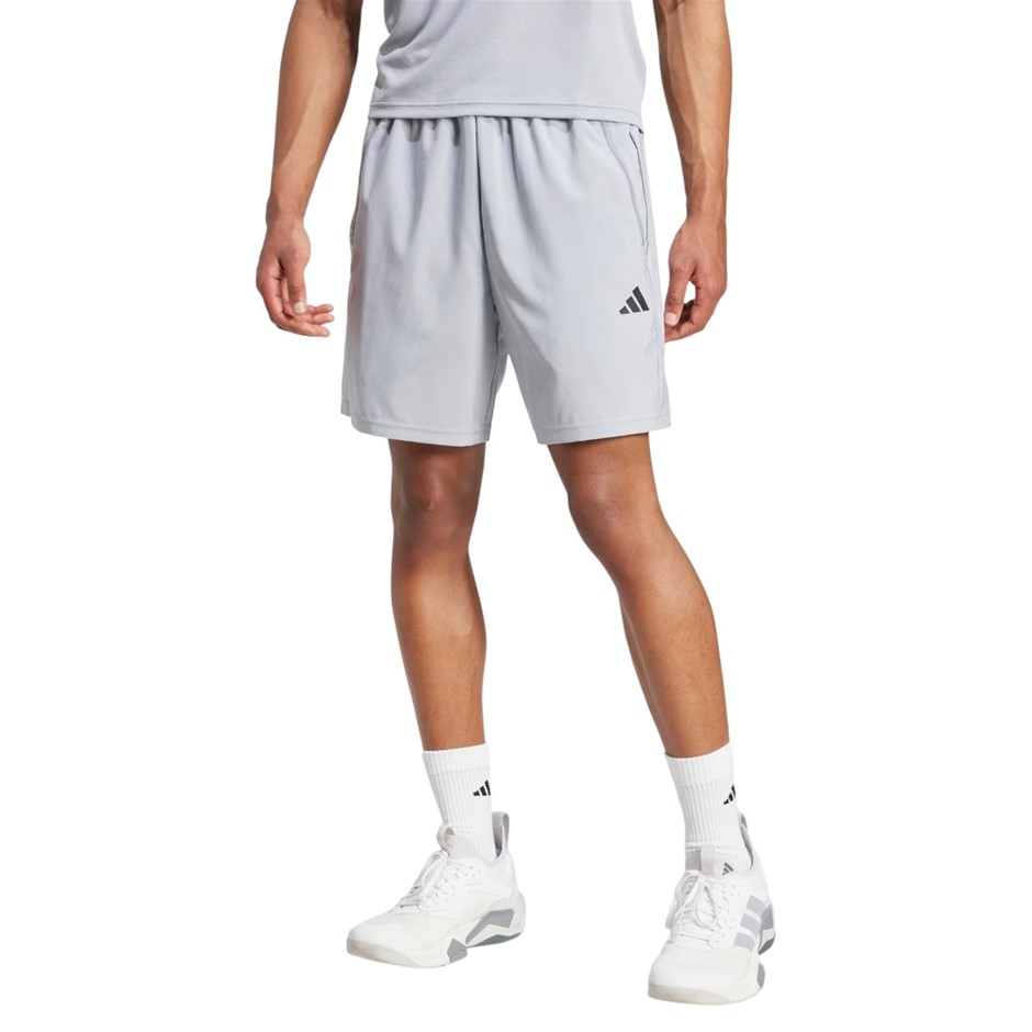 ADIDAS Men's TR-ES Woven Shorts, Size AU XL 7", HaloSilver/Black, JX2716.