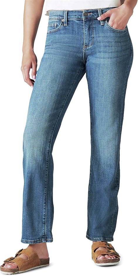 LUCKY BRAND Women's Easy Rider Jean, Size 00/24 R, Tanzanite. RRP: $89.50.