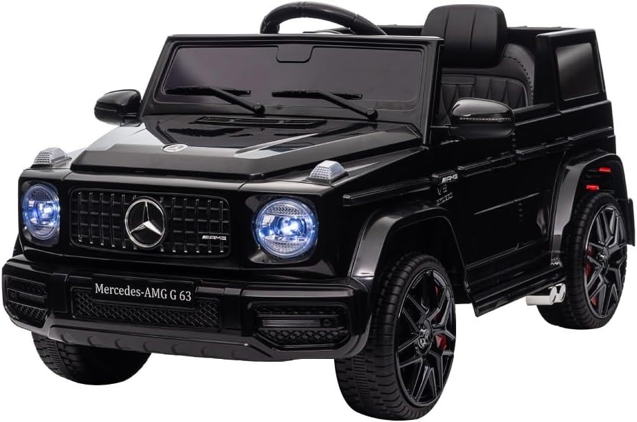 ESSENTIALS FOR YOU Kids Electric Ride-On Car, Black.