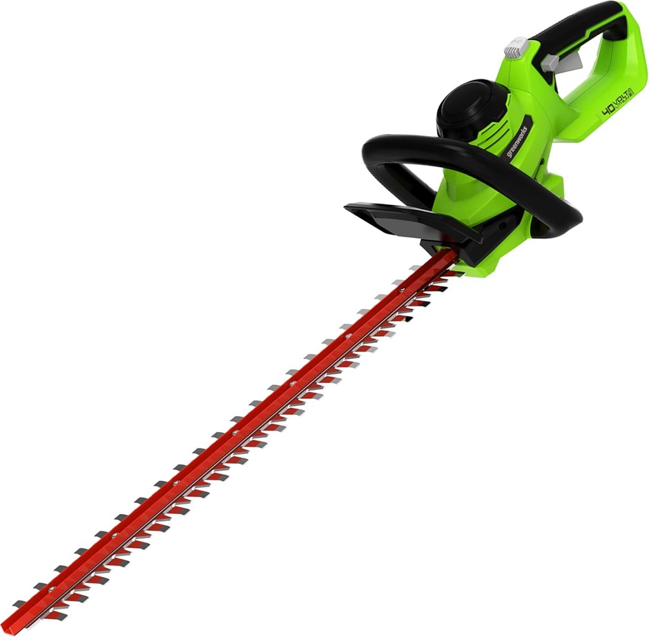 GREENWORKS 40V 24" Cordless Hedge Trimmer, Skin Only.