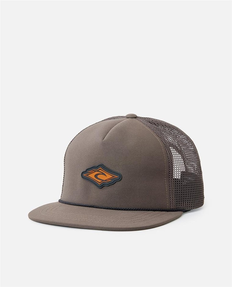 RIP CURL Vaporcool Foamie Trucker Cap, Rock (2135). Buyers Note - Discount