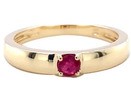 9K Yellow Gold RUBY RING