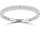 9K WHITE GOLD 0.25CT HI I1 DIAMOND RING