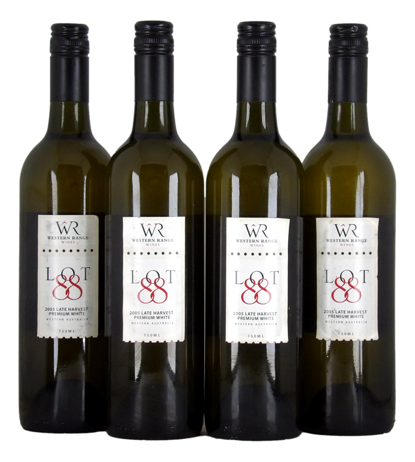 Western Ranges Lot 88 Late Harvest Premium White (4x 750ml), WA