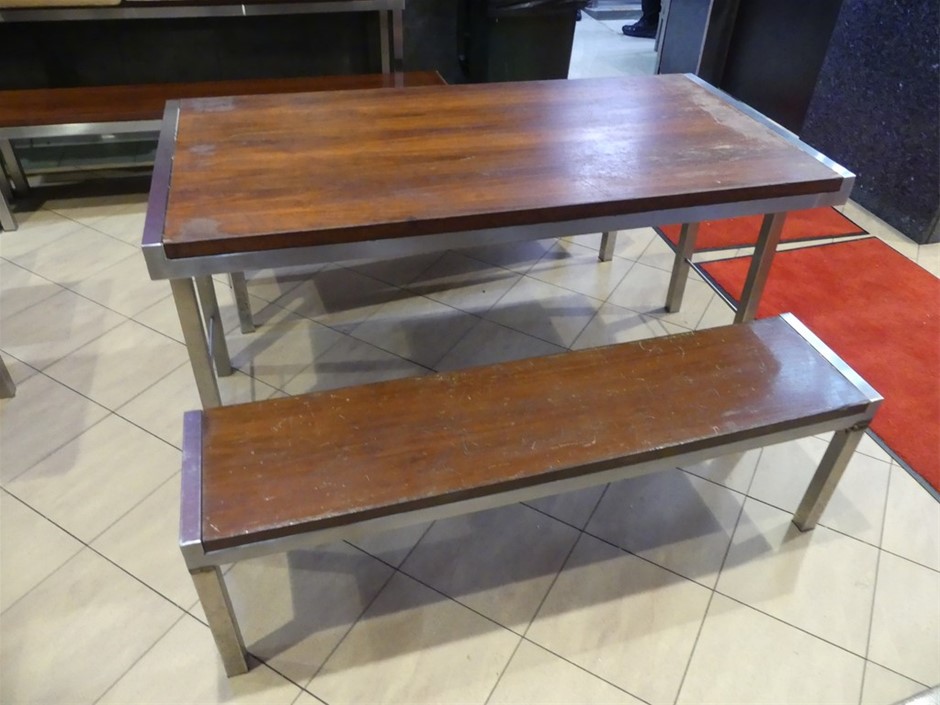 Restaurant Bench Seating (Qty 6 Bench And Seat Combinations)