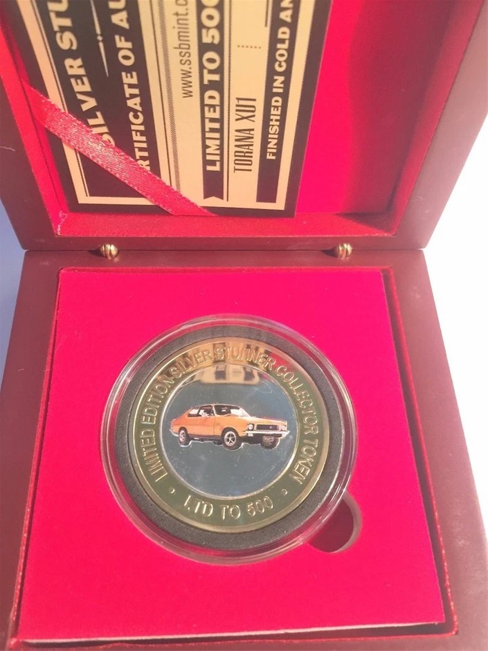 NEW XU1 Holden Torana Colour Silver Stunner Coin & Display Box C.O.A. LTD