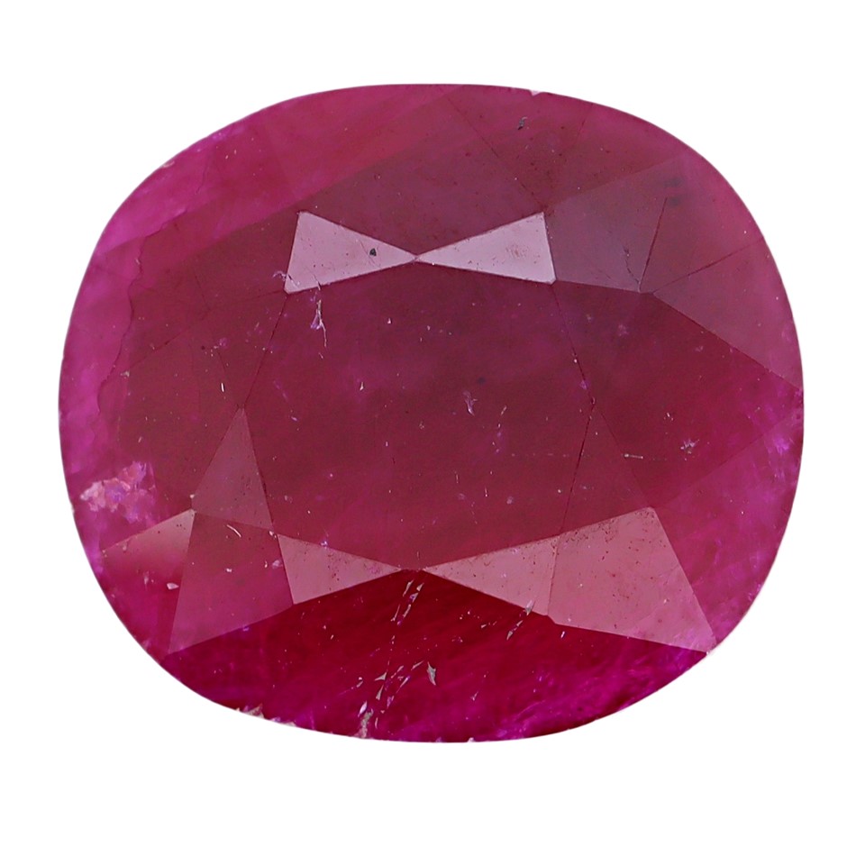 7.57 Carats Red Ruby