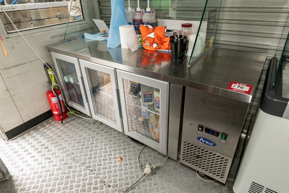 ATOSA EPF3731 3 Door Bench Refrigerator