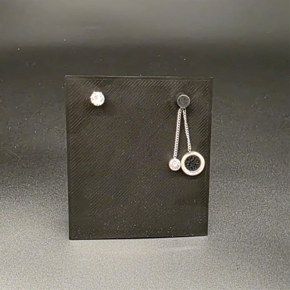 Designer Mismatched Earrings as pictured & described