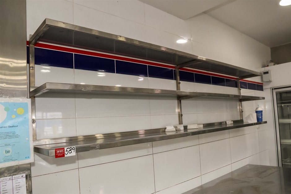 Wall Mounted Shelves (Qty 3 Commercial)