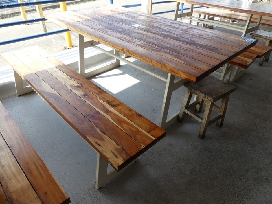 Alfresco Table And Bench Setting (Qty 4)