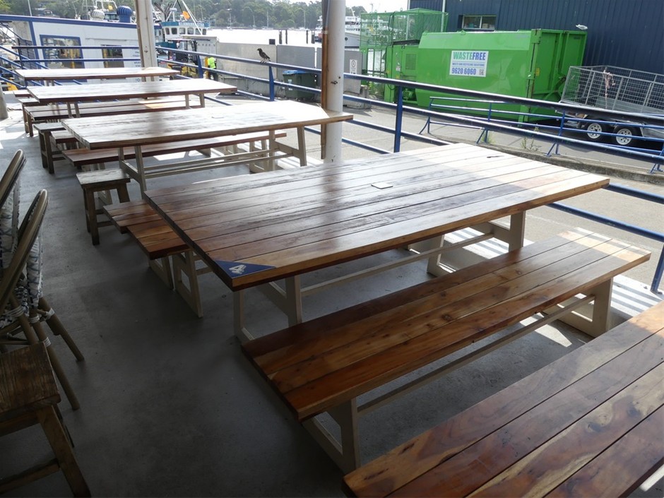 Alfresco Table And Bench Setting (Qty 4)