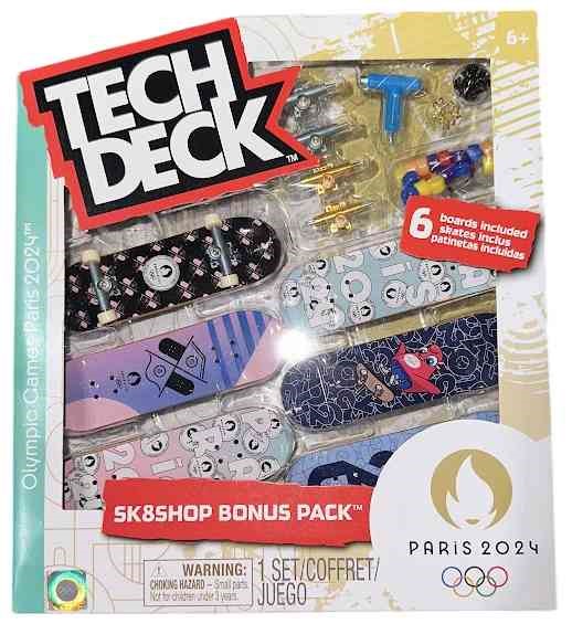 TECH DECK Sk8Shop Bonus Pack Paris Olympics 2024 Jagger Eaton