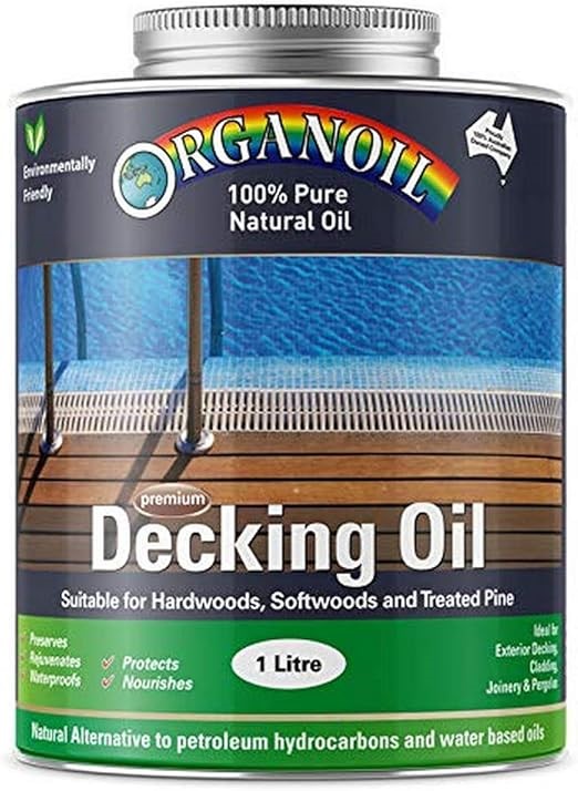 Pure Natural Plant Tung Oil External Decking Oil Standard 1L