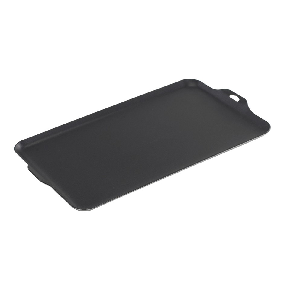 NORDIC WARE 2 Burner Griddle 41.9cm x 25cm x 0.95cm , Black, 10230AMZ. NB: