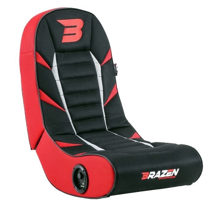 Brazen Python 2.0 Bluetooth Surround Sound Gaming Rocking Chair – Red.  Buy