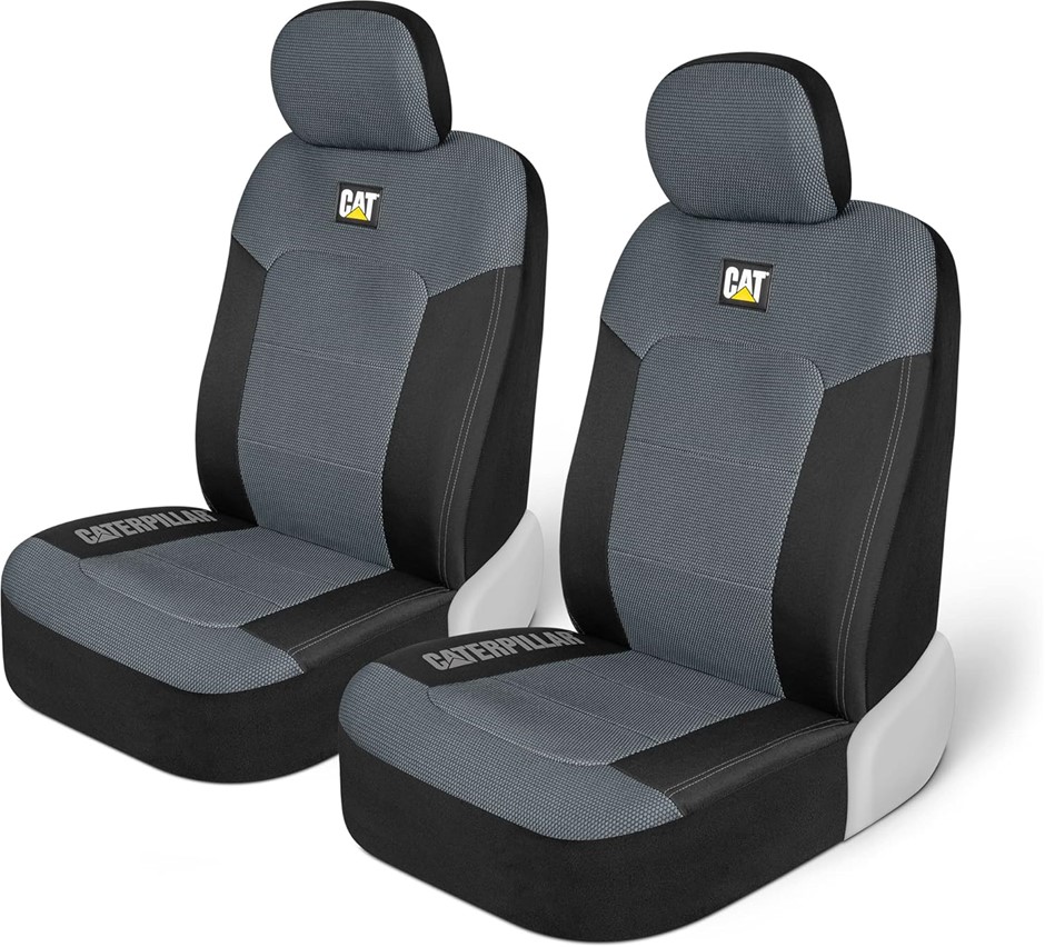 CATERPILLAR MeshFlex Automotive Seat Covers for Cars Trucks and SUVs (Set o