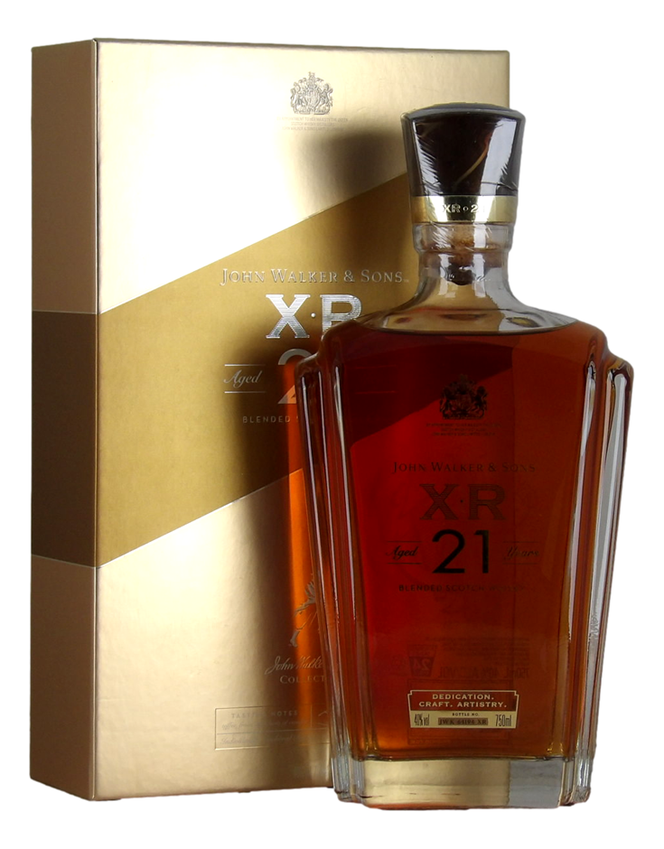 John Walker & Sons XR 21 Years Blended Scotch Whisky (1x 750mL), Scotland.